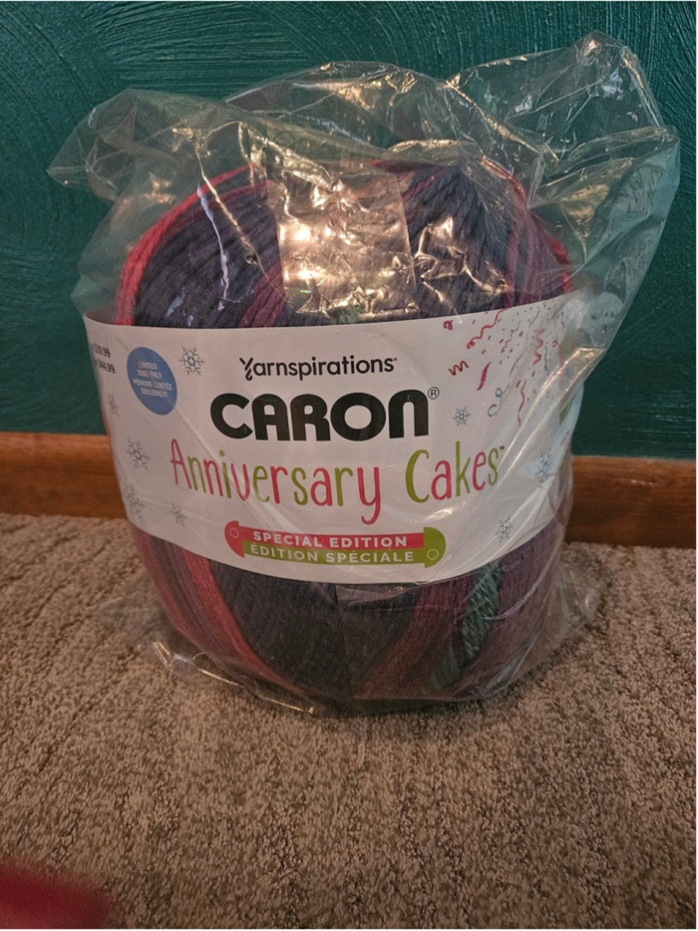 Caron Anniversary Cakes Yarn Jewels and Jolly